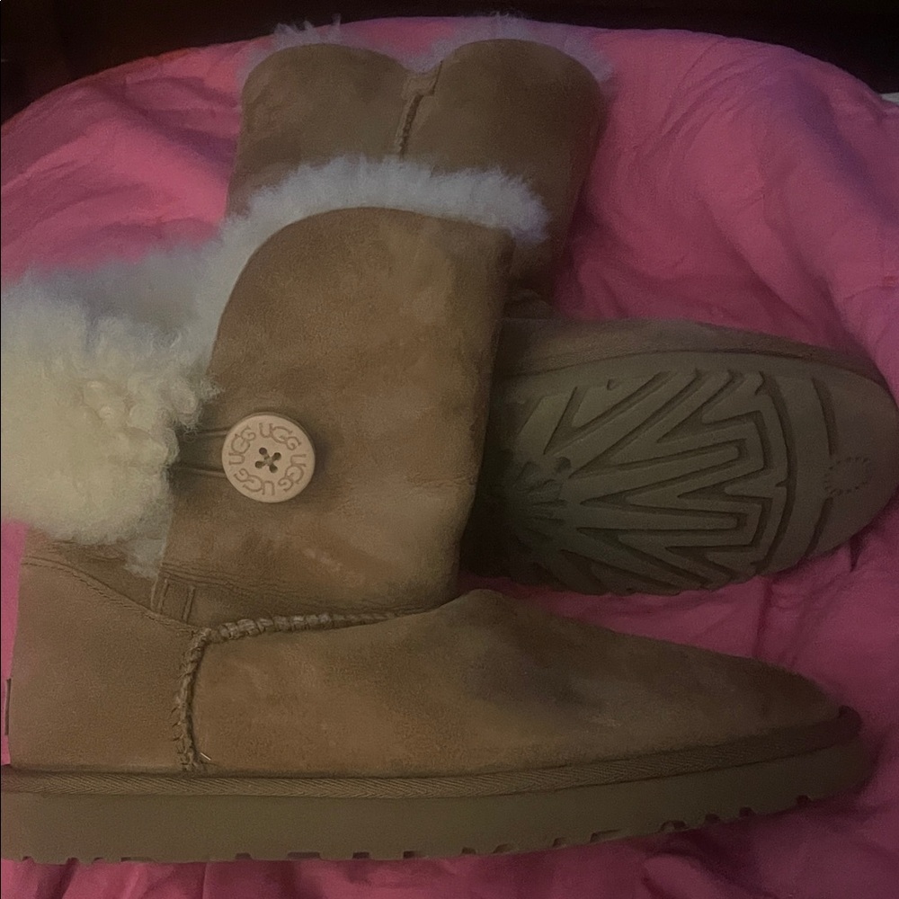 UGG Chestnut Sheepskin Lined Boots